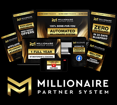 Millionaire Partner System Member area and video courses